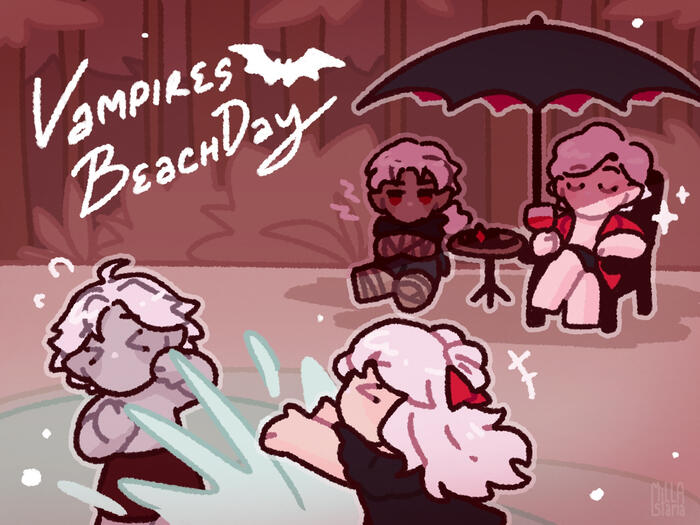 Fanart: Vampires Beach Day