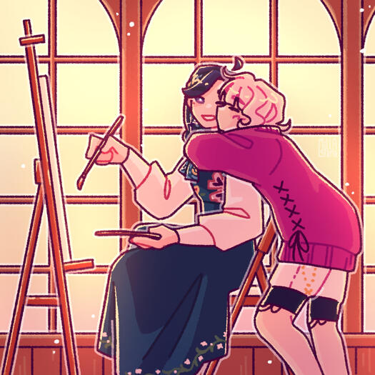 Artfight2024: Izabela &amp; Danka